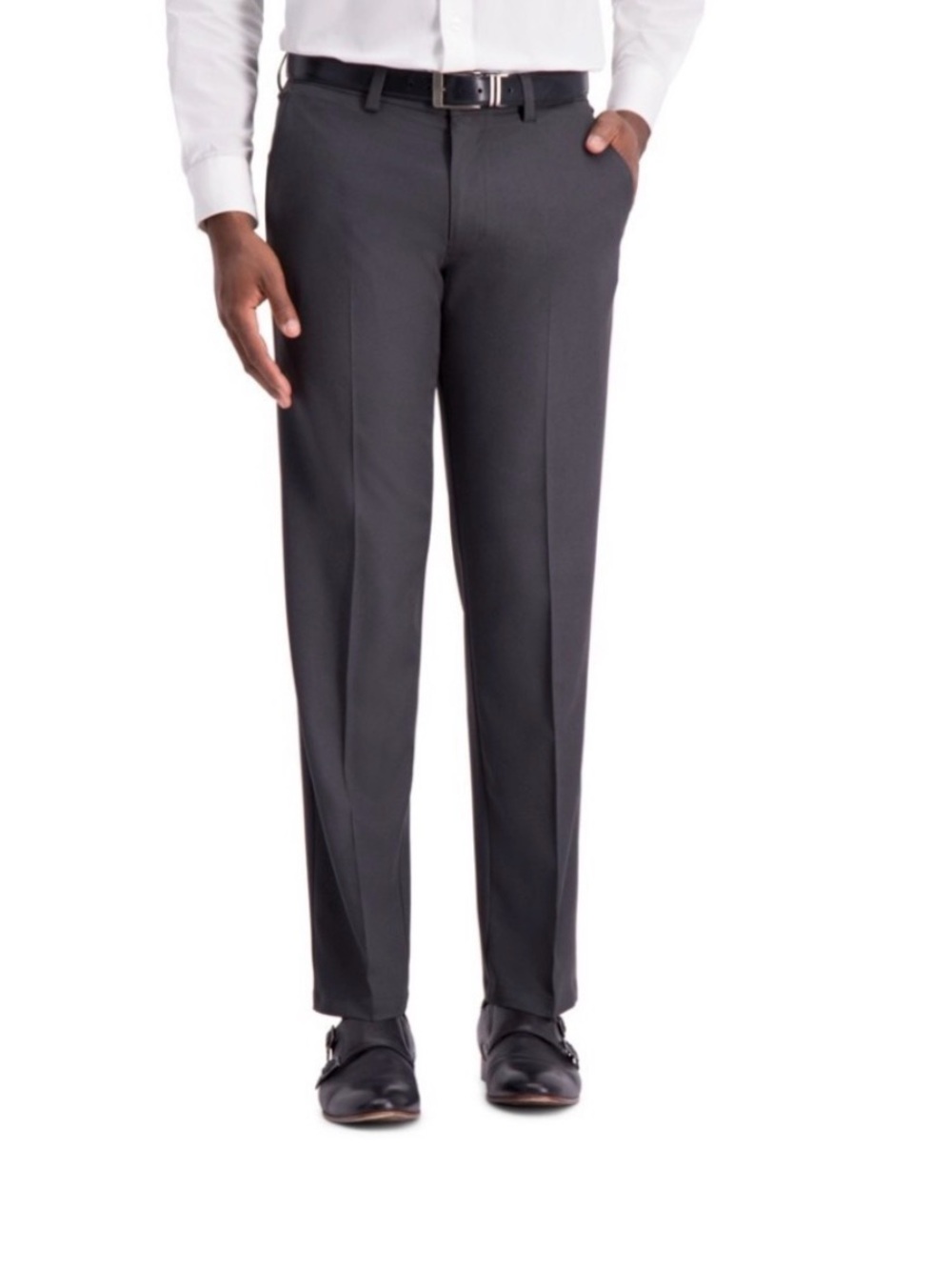Haggar H26 Men's Straight Fit 4 Way Stretch Trouser Grey 30W x 32L
Bin 7 #22